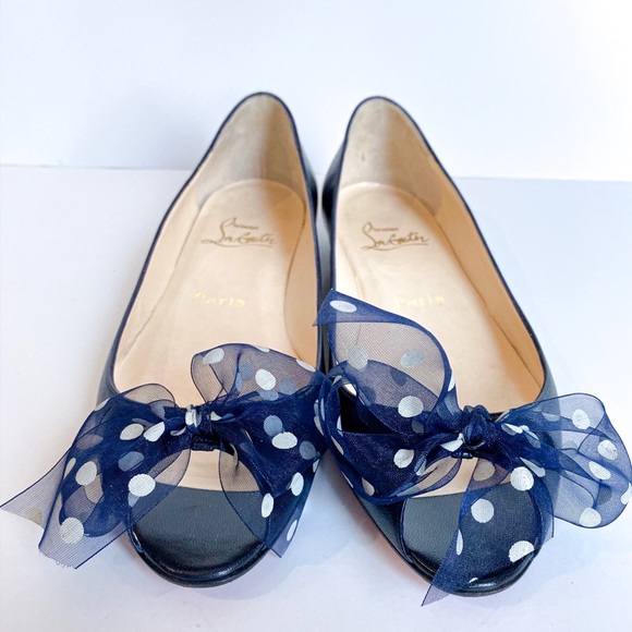 Authentic CHRISTIAN LOUBOUTIN Ballet Bow Flats - Picture 3 of 8